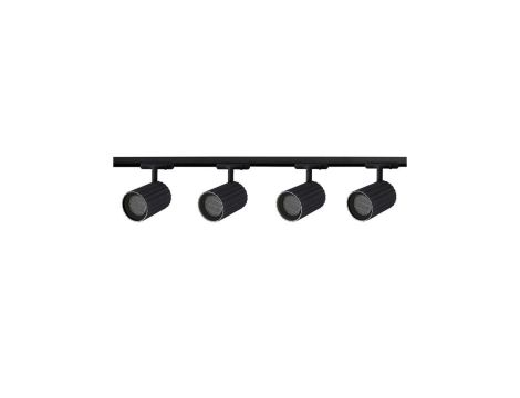 Zestaw oświetlenia szynowego Tokio SET 1F czarny 4xGU10 Light Prestige