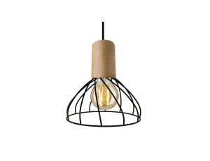 Lampa wisząca Moderno czarno - brązowa1xGU10 Light Prestige