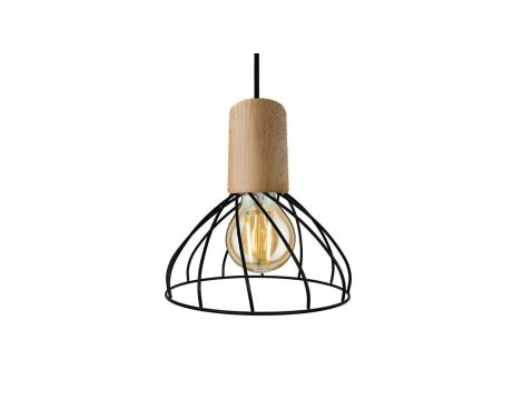 Lampa wisząca Moderno czarno - brązowa1xGU10 Light Prestige
