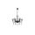 Lampa wisząca Tarragona czarna 6xE14 Light Prestige
