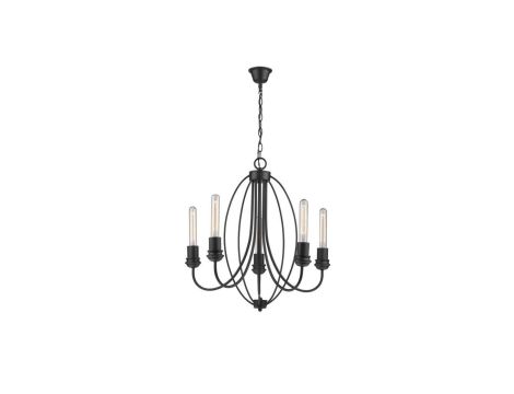 Lampa wisząca Canaria czarna 5xE27 Light Prestige