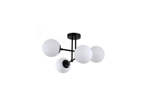 Lampa wisząca Roma 4 czarna 4xE14 Light Prestige