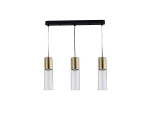 Lampa wisząca Manacor złota 3xGU10 Light Prestige