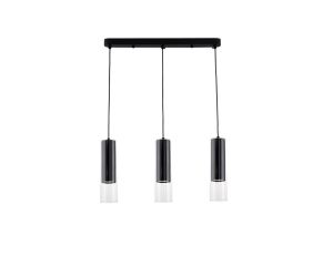 Lampa wisząca Manacor czarna 3xGU10 Light Prestige