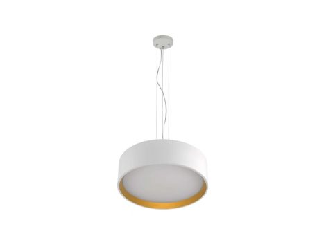 Lampa wisząca Hudson biało - złota LED 4000K Light Prestige