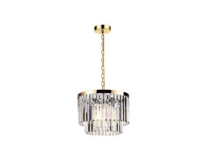 Lampa wisząca Vetro 5 antyczne złoto 5xE14 Light Prestige