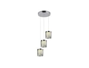 Lampa wisząca Cantos chrom LED 4000K Light Prestige