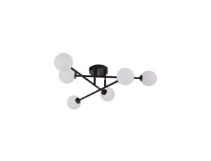 Lampa sufitowa Dorado czarna 6xG9 Light Prestige