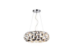 Lampa wisząca Ferrara srebrna 3xE14 Light Prestige