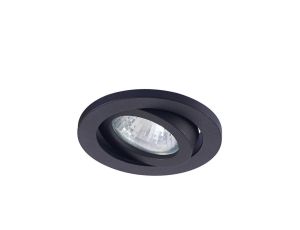 Ruchome oczko podtynkowe Lagos czarne IP20 1xGU10 Light Prestige