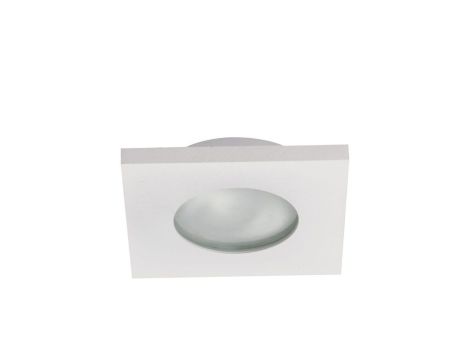 Oczko podtynkowe kwadratowe Lagos białe IP65 1xGU10 Light Prestige