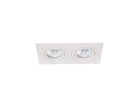 Oprawa podtynkowa Metis 2 biała 2xGU10 Light Prestige