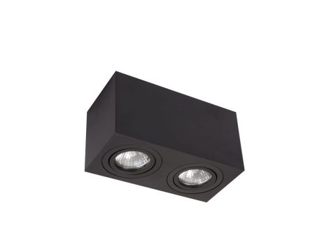 Oprawa natynkowa Lyon czarna 2xGU10 Light Prestige