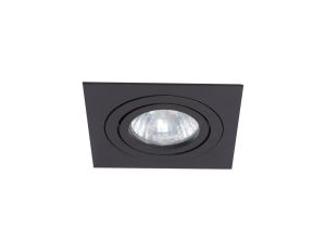 Oprawa podtynkowa Metis czarna 1xGU10 Light Prestige