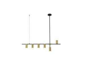 Lampa wisząca Arizona czarno - złota 6xGU10 Light Prestige