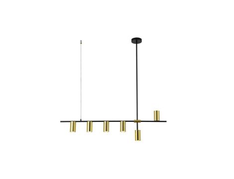 Lampa wisząca Arizona czarno - złota 6xGU10 Light Prestige