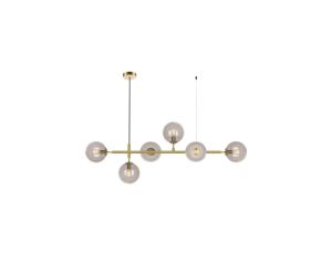 Lampa wisząca Alisa złota 6xE14 Light Prestige