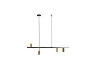 Lampa wisząca Arizona czarno - złota 4xGU10 Light Prestige