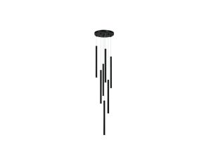 Lampa wisząca Lungo 7 czarna 7xG9 Light Prestige