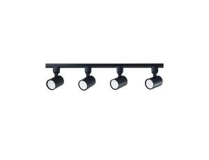 Zestaw oświetlenia szynowego Snow SET 1F czarny 4xGU10 Light Prestige