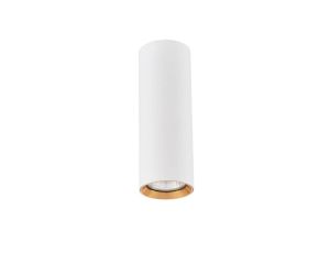 Tuba natynkowa Manacor 17 cm oczko biało - złote 1xGU10 Light Prestige