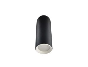 Tuba natynkowa Manacor 17 cm czarno - białe 1xGU10 Light Prestige