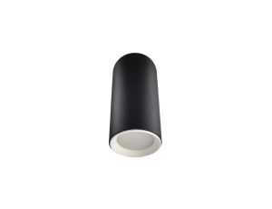 Tuba natynkowa Manacor 13 cm czarno - biała 1xGU10 Light Prestige