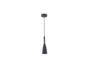 Lampa wisząca Solin 1 szara 1xE27 Light Prestige