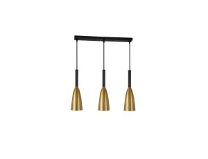 Lampa wisząca Solin 3 złota 3xE27 Light Prestige