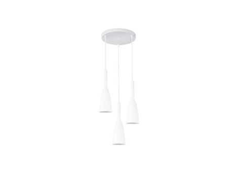 Lampa wisząca Solin 3 biała 3xE27 Light Prestige