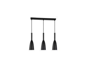 Lampa wisząca Solin 3 czarna 3xE27 Light Prestige