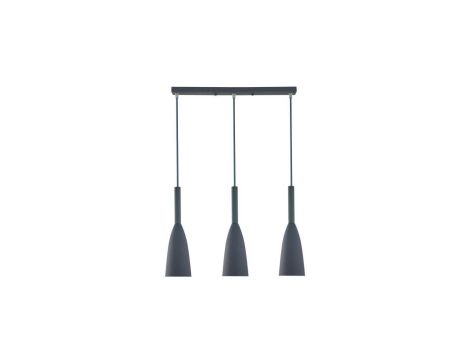 Lampa wisząca Solin 3 szara 3xE27 Light Prestige