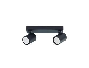 Spot Snow 2 czarny 2xGU10 Light Prestige