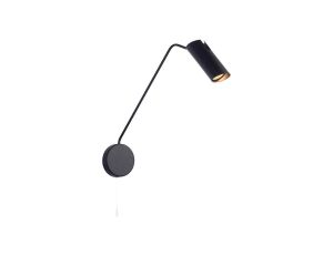 Kinkiet z wysięgnikiem Futuro czarny 1xGU10 Light Prestige