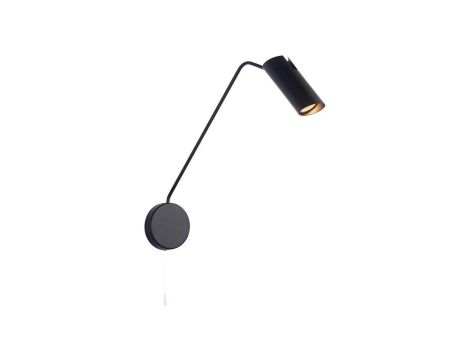 Kinkiet z wysięgnikiem Futuro czarny 1xGU10 Light Prestige