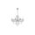 Lampa wisząca Cristallo srebrna 8xE14 Light Prestige