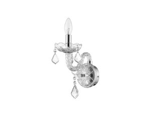 Kinkiet Cristallo srebrny 1xE14 Light Prestige