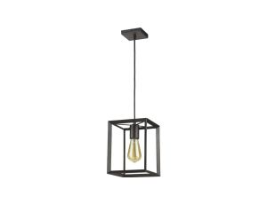 Lampa wisząca Napoli czarna 1xE27 Light Prestige