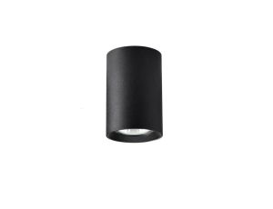 Tuba natynkowa Manacor 9 cm czarna 1xGU10 Light Prestige