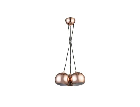 Lampa wisząca Rame miedziana 3xE14 Light Prestige
