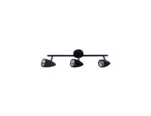 Lampa sufitowa Cortino czarna LED 3000K Light Prestige
