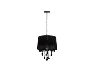 Lampa wisząca Mona czarna 3xE14 Light Prestige