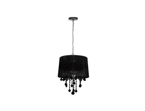 Lampa wisząca Mona czarna 3xE14 Light Prestige