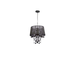 Lampa wisząca Mona czarna 5xE14 Light Prestige