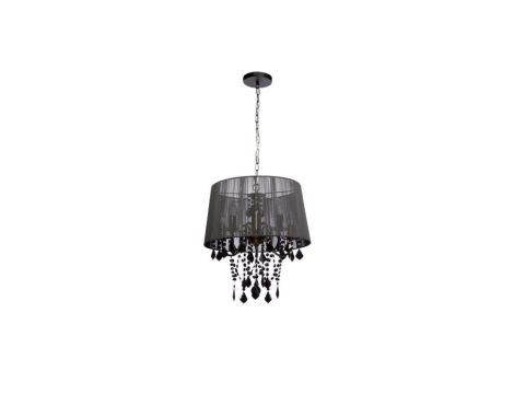 Lampa wisząca Mona czarna 5xE14 Light Prestige