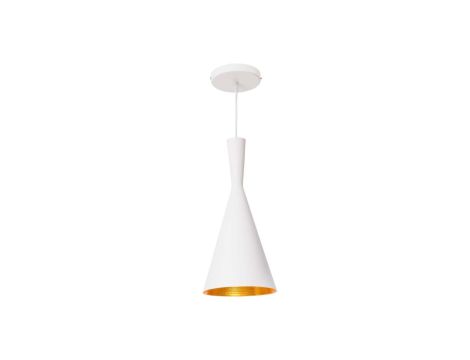 Lampa wisząca Garda biała 1xE27 Light Prestige