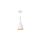 Lampa wisząca Garda biała 1xE27 Light Prestige