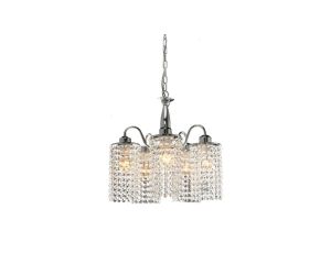 Lampa wisząca Bright Star srebrna 5xE27 Light Prestige