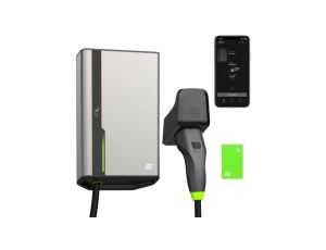 ŁADOWARKA EV Wallbox Green Cell HabuDen EVGC021B2250 22kW TYPE 2 5M GC App NFC BT Wi-Fi