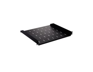 Półka stała do szafy RACK 19 cali 1U 400mm czarna